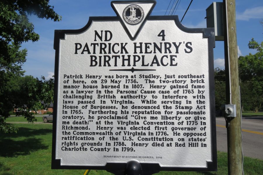 Henry birthplace sign on Studley Road Henry birthplace sign on Studley Road