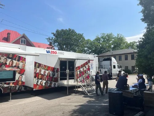 VA 250 mobile museum stops in Danville this week during its yearslong journey through the state