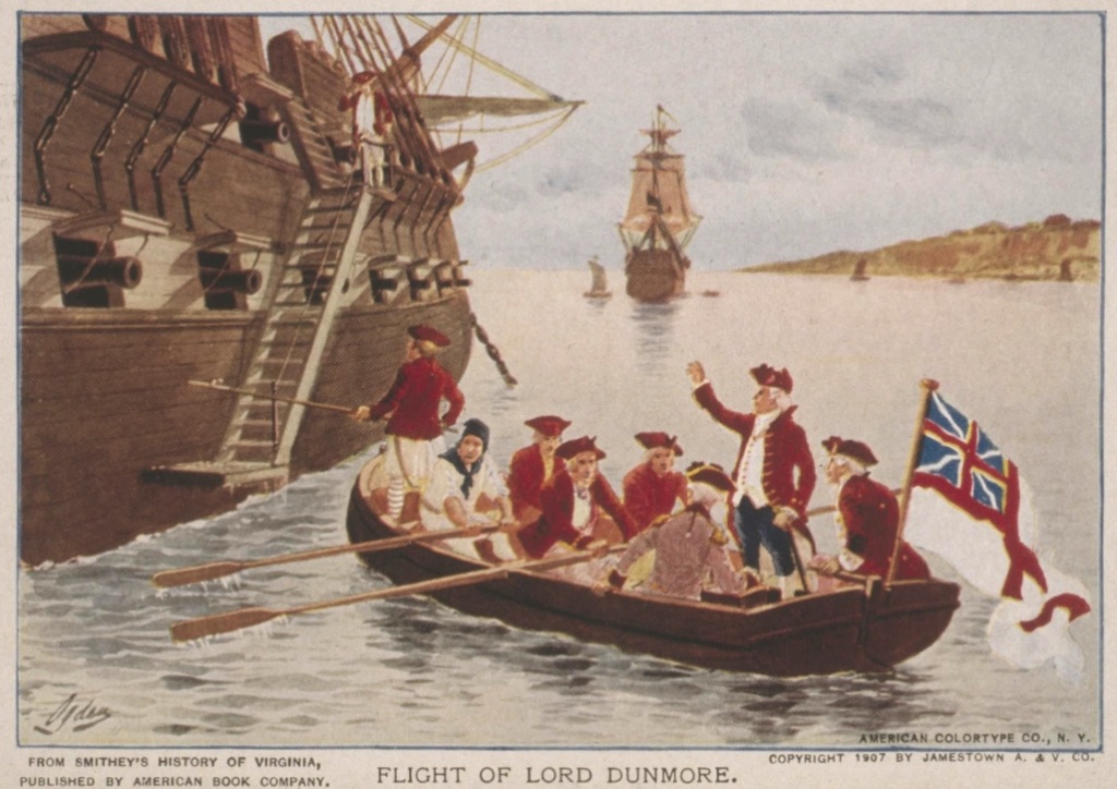 Dispatch from 1775: Virginia’s royal governor flees, Burgesses reject British peace offer